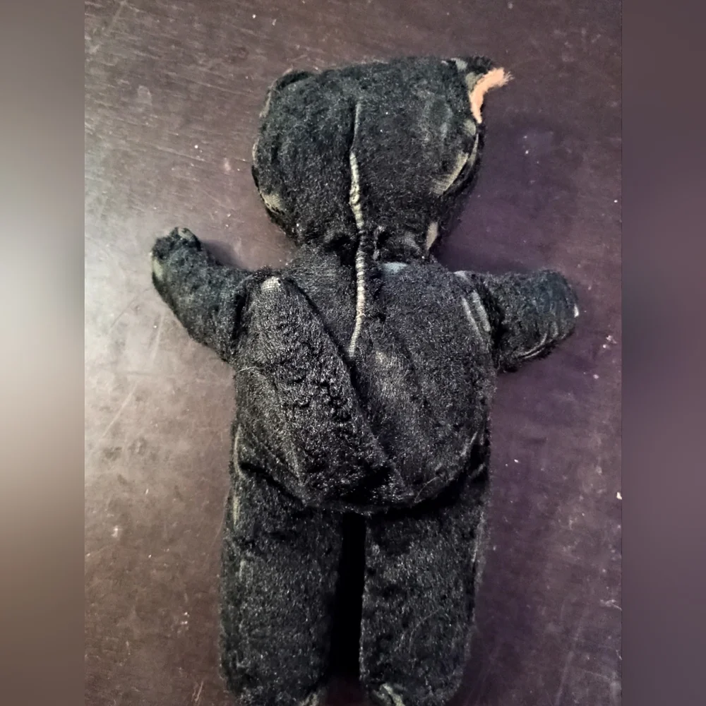 Vintage Plush Black Cat Toy